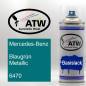 Preview: Mercedes-Benz, Blaugrün Metallic, 6470: 400ml Sprühdose, von ATW Autoteile West.